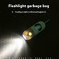 LED dog waste bag dispenser with poop scooper