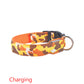 Camouflage LED pet collar with three light modes
