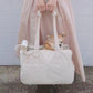 Small dog carrier tote bag for travel