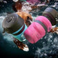 Portable dog water bottle with foldable drinking cup