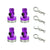 Metal magnetic car decor accessory set with strong magnet for vehicle decoration