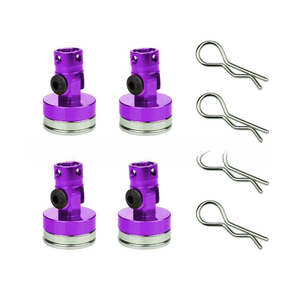 Metal magnetic car decor accessory set with strong magnet for vehicle decoration
