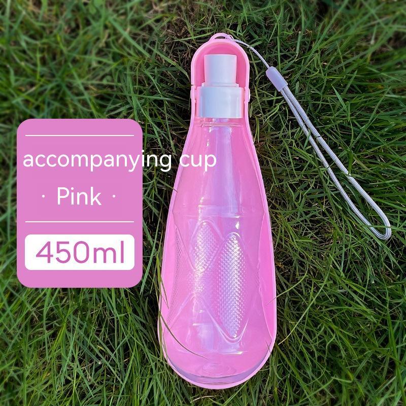 550ml outdoor travel dog drinking bottle