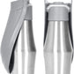 Portable dog water bottle with silicone drinking bowl