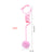 Suction cup spring cat toy for indoor play