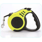 Retractable dog leash with one-button lock