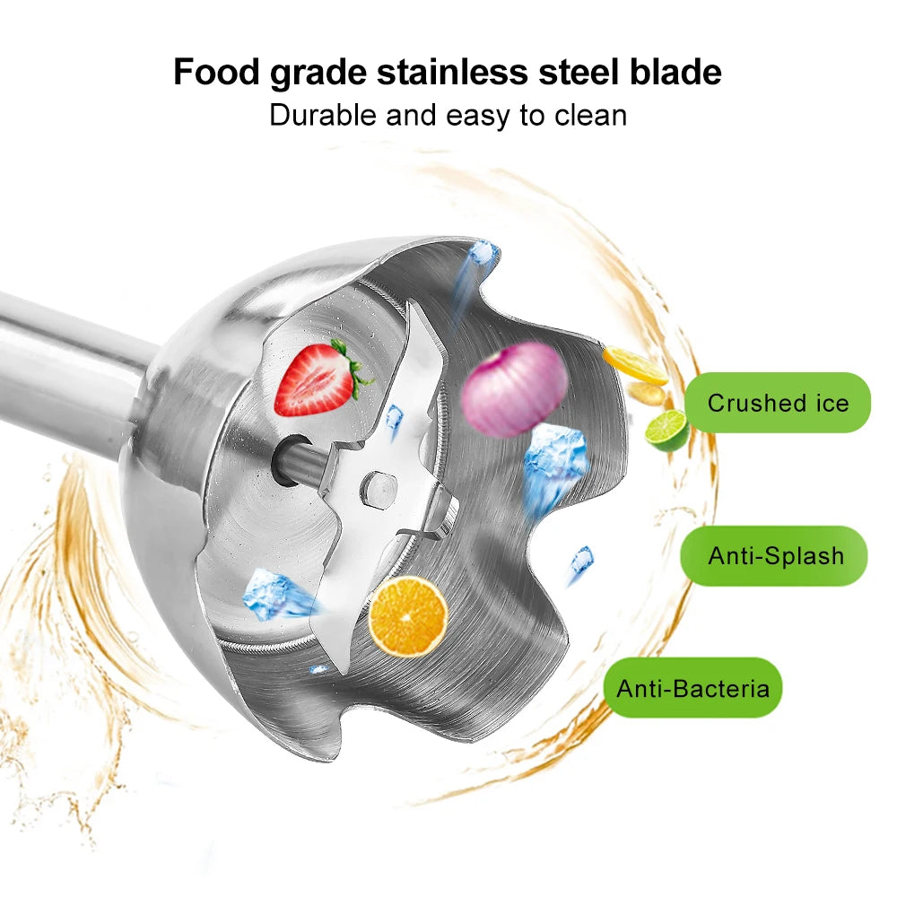 4 in 1 1200W immersion hand blender