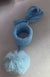 Interactive spring cat toy with suction cup and plush ball