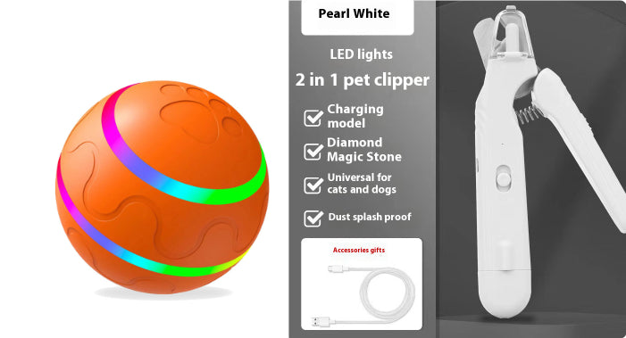 LED pet nail trimmer for dogs and cats