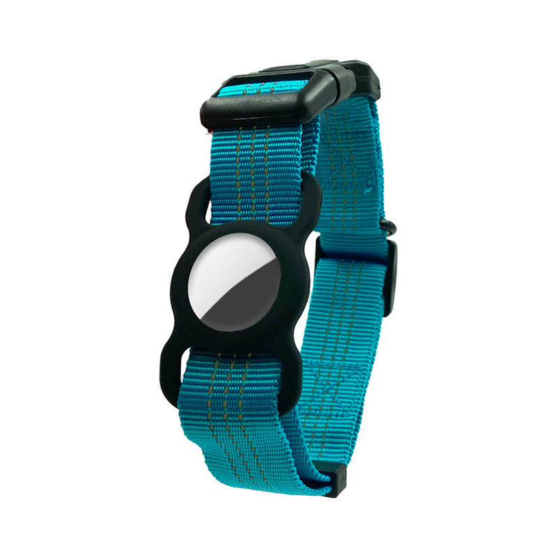 Polyester dog collar tracker sleeve for pets