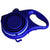 Dog walking leash with built-in water cup