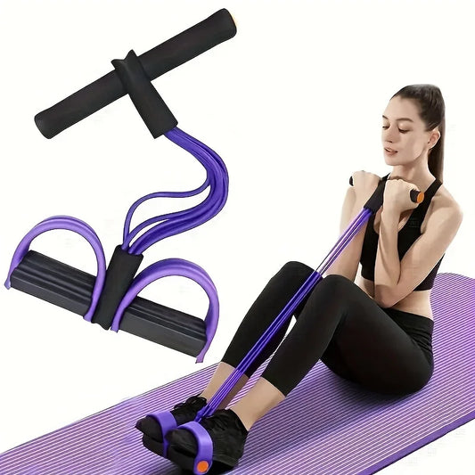 6-tube resistance band yoga pull rope for home workout