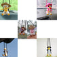 Cute anime duck car rearview mirror hanging pendant ornament