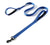 Double handle dog leash with reflective nylon