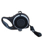 Portable dog leash with water bottle and cup