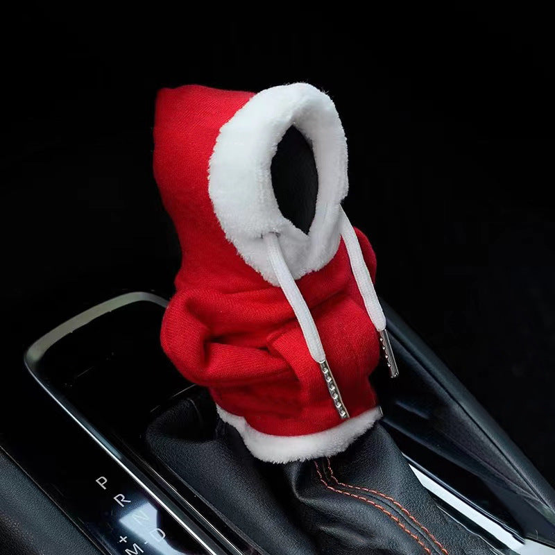 Car gear lever mini sweater protective cover decoration