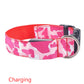 Camouflage LED pet collar with three light modes
