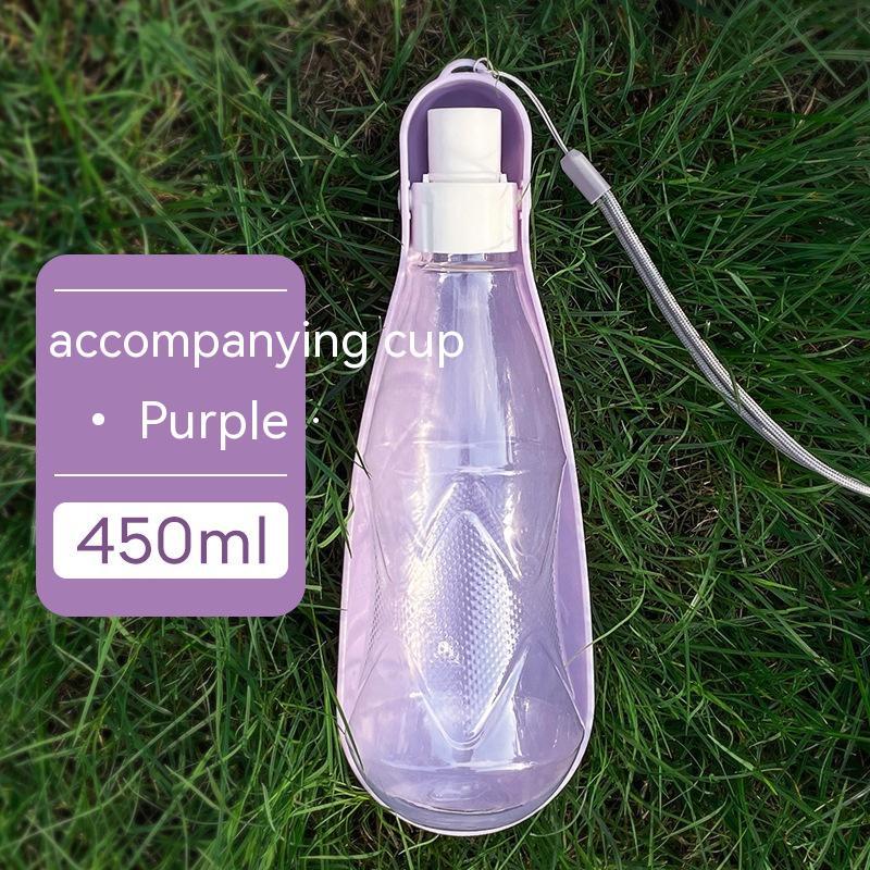 550ml outdoor travel dog drinking bottle