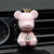 Cute bear car air vent perfume air freshener clip with essential oil