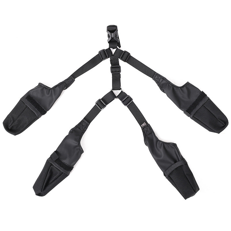 Non-slip dog paw boots for walking