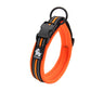Soft nylon dog collar with reflective detail