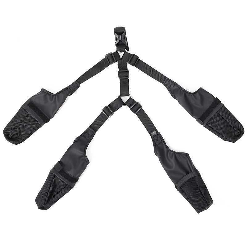 Non-slip dog paw boots for walking