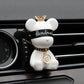 Cute bear car air vent perfume air freshener clip with essential oil