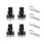Metal magnetic car decor accessory set with strong magnet for vehicle decoration