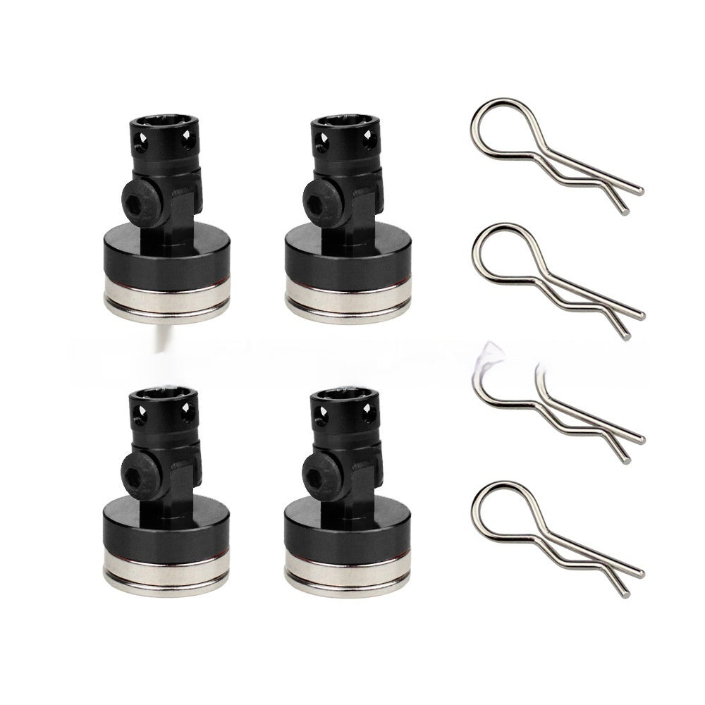 Metal magnetic car decor accessory set with strong magnet for vehicle decoration