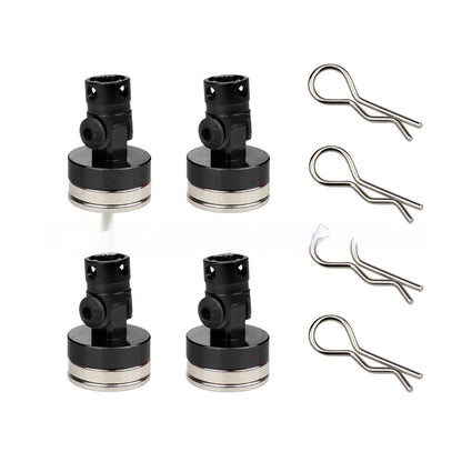 Metal magnetic car decor accessory set with strong magnet for vehicle decoration