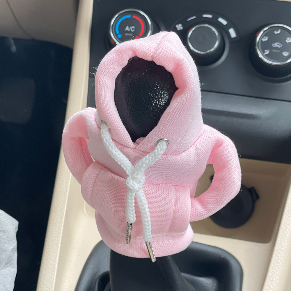 Car gear lever mini sweater protective cover decoration