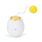 Interactive cat toy with rolling ball