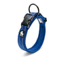 Soft nylon dog collar with reflective detail