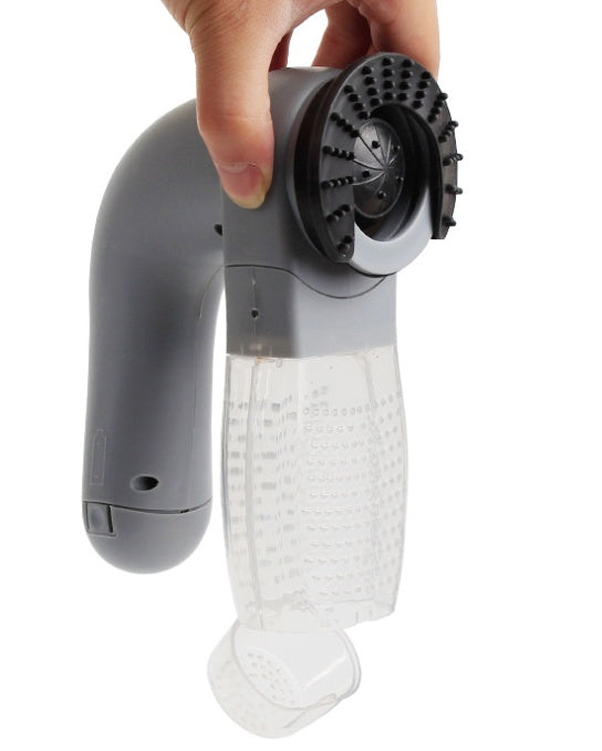 Portable pet hair vacuum remover brush for dogs and cats