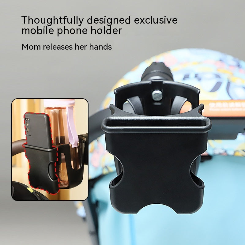 Universal electric car water cup holder organizer for vehicle interior