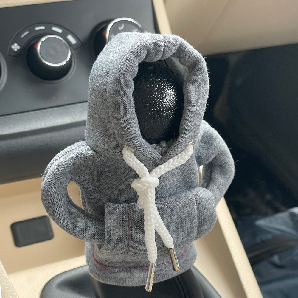 Car gear lever mini sweater protective cover decoration