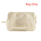 Beige nylon canvas pet carrier bag for small dogs