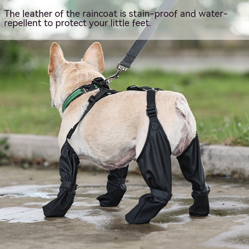 Waterproof dog shoes for outdoor walking