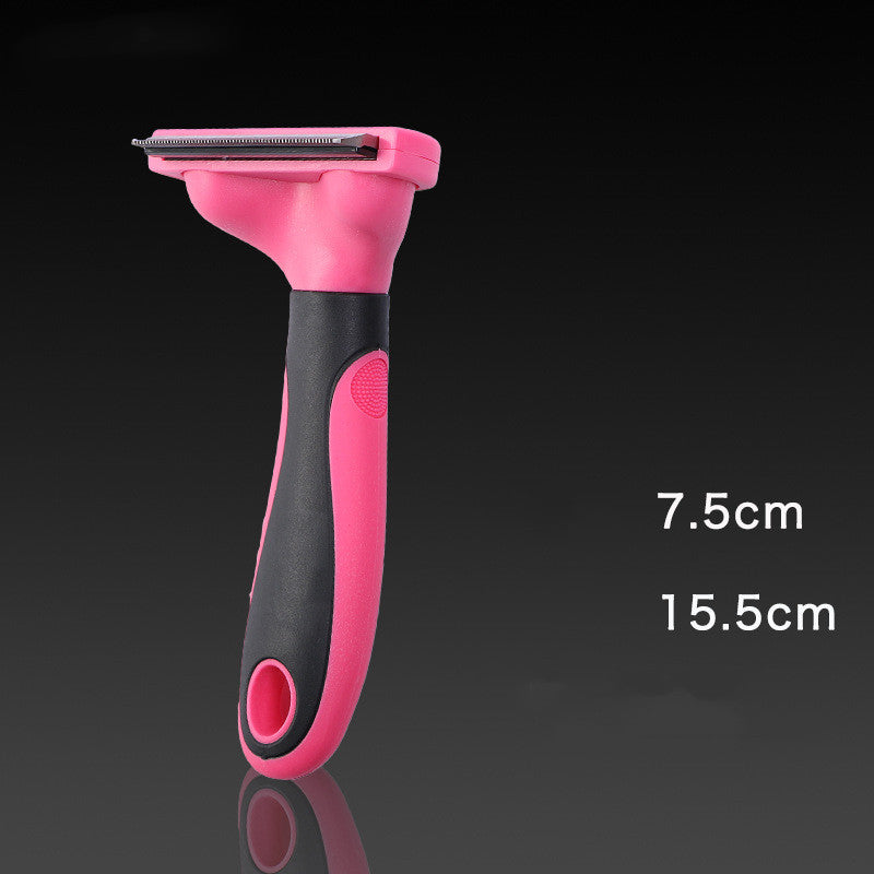 Pet comb with comfortable TPR handle