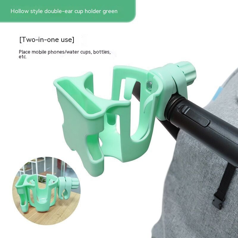 Universal electric car water cup holder organizer for vehicle interior