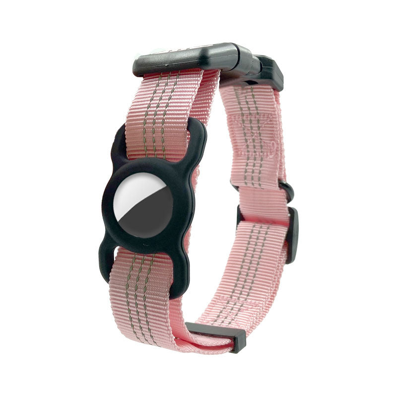 Polyester dog collar tracker sleeve for pets
