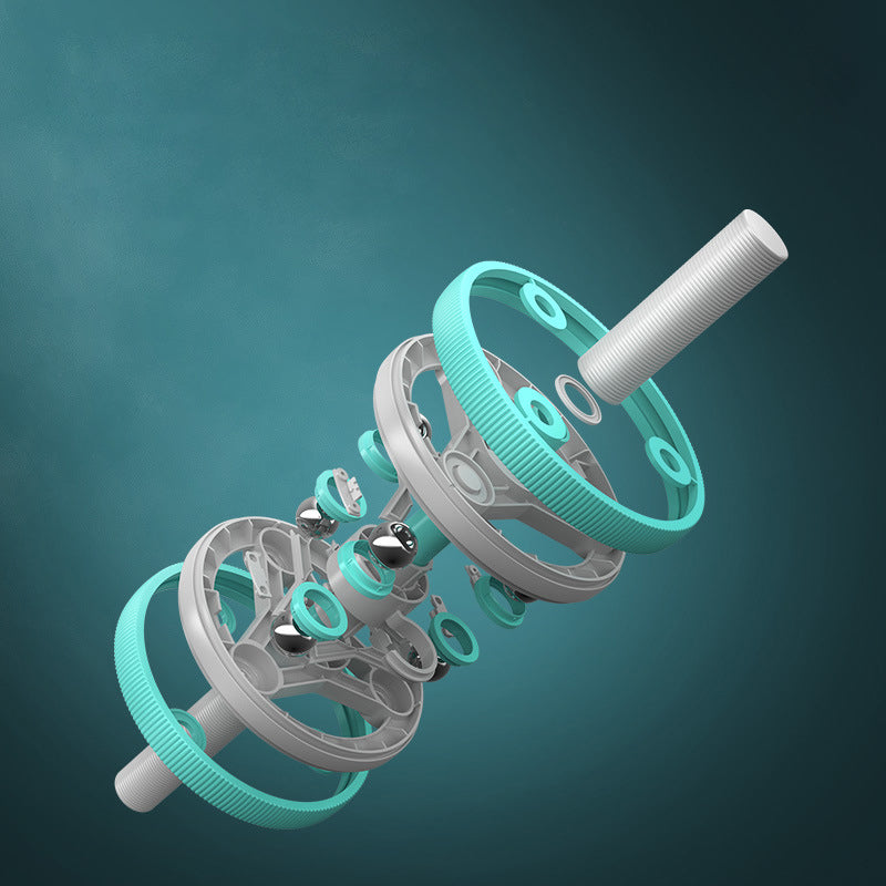 Ab wheel roller with ergonomic handle design