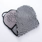 Absorbent microfiber pet towel for dog grooming and bathing