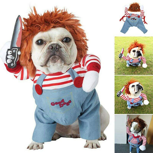 Adjustable Halloween pet costume funny dog clothes