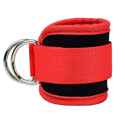 Adjustable gym ankle strap size and support details