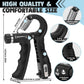 Adjustable hand gripper for grip strength training