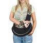 Adjustable pet sling carrier bag for puppies and cats