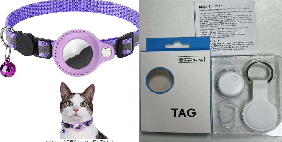Adjustable reflective collar for cats and small pets