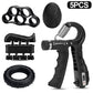 Adjustable resistance hand grip exerciser