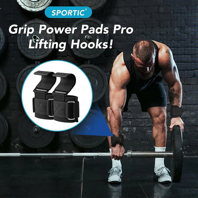  Adjustable wrist support lifting hooks